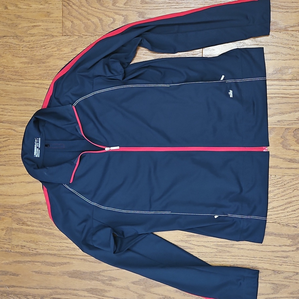Nike Golf Women’s Navy Athletic Zip Up Jacket Sz L
